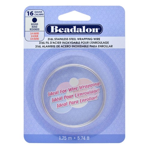 Fil rond 1.3 mm - Acier inoxydable 316L x1.75m