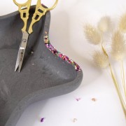 Chips pailletés en flacon - Jesmonite - Bleu x30g