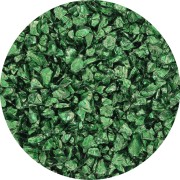 Chips pailletés en flacon - Jesmonite - Vert x30g