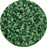 Chips pailletés en flacon - Jesmonite - Vert x30g