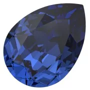 Cabochon PureCrystal 4320 8x6 mm - Reinvented Dark Sapphire x1