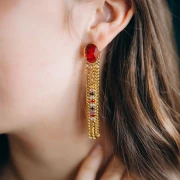 Chaîne maille Rombo 2.9 mm - Acier inoxydable 316L Doré x50cm