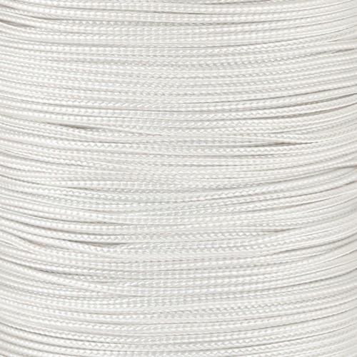 Tresse de soie 0.8 mm - Blanc x1m