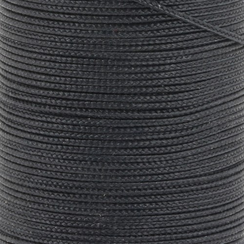 Tresse de soie 0.8 mm - Noir x1m