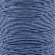 Tresse de soie 0.8 mm - Bleu Foncé x1m