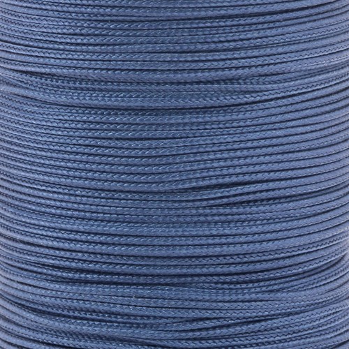 Tresse de soie 0.8 mm - Bleu Foncé x1m
