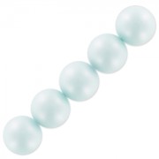 Perles nacrées PureCrystal 5810 12 mm Pastel Blue Pearl x4|raw }}