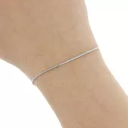 Chaîne maille Serpentine 1.3 mm - Acier inoxydable 316L x1m