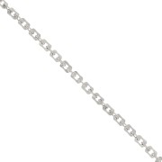 Chaîne maille Fantaisie limée 2 mm - Acier inoxydable 316L x1m