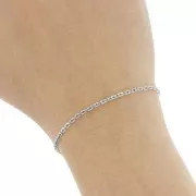 Chaîne maille Fantaisie limée 2 mm - Acier inoxydable 316L x1m