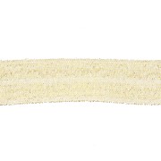 Ruban élastique plat 16 mm - Doré pailleté x1m|raw }}