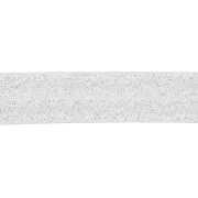 Ruban élastique plat 16 mm - Argenté pailleté x1m