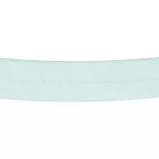Ruban élastique plat 16 mm - Bleu clair pailleté x1m