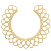 Intercalaire pour collier ajouré 35 mm - Acier inoxydable 316L Doré x1