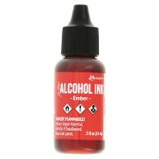 Encre transparente à alcool Adirondack Tim Holtz 14ml Ember x1