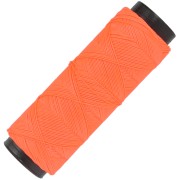 Fil plat en polyester ciré Slam Cord pour micro macramé 0.6 mm - Orange fluo x100m|raw }}