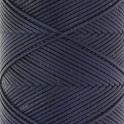 Fil plat en polyester ciré Slam Cord pour micro macramé 0.8 mm - Bleu nuit x100m