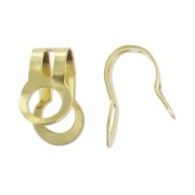 Attaches breloques 11x6 mm doré x4|raw }}