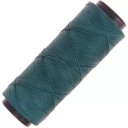 Vert Canard - Fil plat en polyester ciré Slam Cord pour micro macramé 0.8 mm - Vert canard x100m Fil plat en polyester ciré Slam Cord pour micro macramé 0.8 mm - Vert canard x100m
