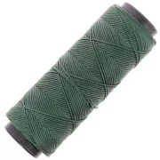 Vert Foncé - Fil plat en polyester ciré Slam Cord pour micro macramé 0.8 mm - Vert foncé x100m Fil plat en polyester ciré Slam Cord pour micro macramé 0.8 mm - Vert foncé x100m