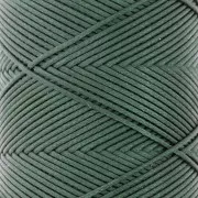 Fil plat en polyester ciré Slam Cord pour micro macramé 0.8 mm - Vert foncé x100m