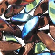 Twist 6x12 mm Dark Bronze AB x25