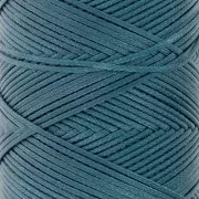 Fil plat en polyester ciré - Slam Cord pour micro macramé 1 mm - Vert canard x100m