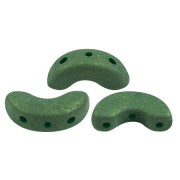 Perles en verre Arcos® par Puca® 5x10 mm - Trendy Fern Green Mat x10g