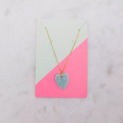 Lot de 10 cartes supports bijoux 9x6 cm - Motif graphique - Vert clair - Vert