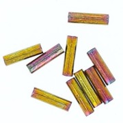 Bugles Miyuki 6 mm BGL-462 - Metallic Gold Iris x10g|raw }}
