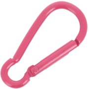 Fermoir mousqueton 46x22 mm en aluminium - Fuchsia x1|raw }}
