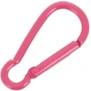 Fuchsia - Fermoir mousqueton 46x22 mm en aluminium - Fuchsia x1 Fermoir mousqueton 46x22 mm en aluminium - Fuchsia x1