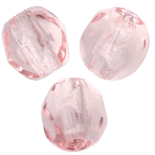 Facettes 6 mm Rosaline Peach x25