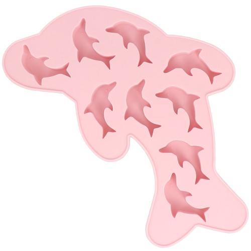 Moule en silicone pour réaliser des dauphins de 38x32 mm x1