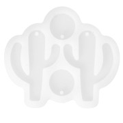 Moule en silicone pour réaliser des boucles d'oreilles cactus - Transparent x1|raw }}