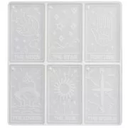 Moule en silicone pour réaliser des cartes de tarot - 70x40 mm x1
