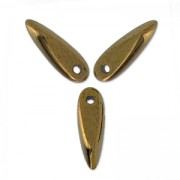 Dagues en verre 3x11 mm Dark Bronze x50
