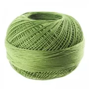 Fil de coton Lizbeth taille 20 Medium Leaf Green n°684 x192m