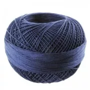 Fil de coton Lizbeth taille 20 Navy Blue n°654 x192m