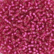 Rocaille Miyuki 11/0 1436 - Dyed Silver Lined Raspberry x8g|raw }}
