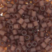 Miyuki Delica 8/0 DBL0764 - Transparent Dark Topaz Mat x8g