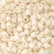 Miyuki Delica 8/0 DBL0883 - Opaque Dark Cream AB Mat x8g