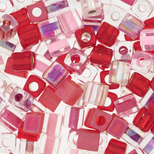 Mix Cubes Miyuki 4 mm SB-MIX-24 - Valentine x10g