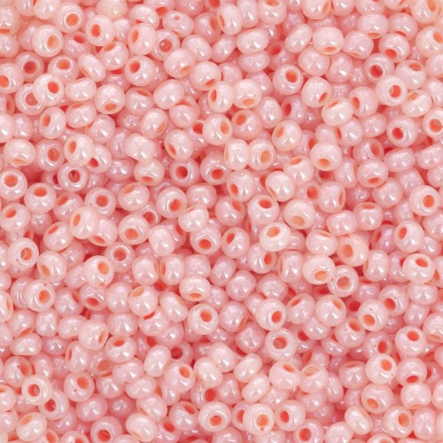 Preciosa Perles rocailles 11/0 - 2 mm - Terra Orange Lined Ceylon x20g