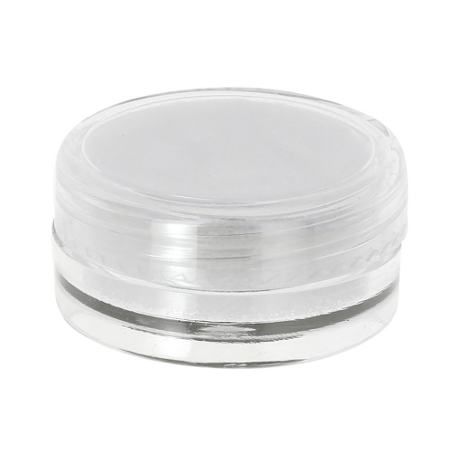 Boite gemmologie ronde 30 mm pour pierres fines - Transparent x1