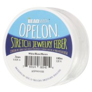 Fil en fibre élastique Opelon 0.7mm - Blanc x100m|raw }}