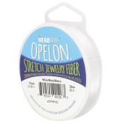 Fil en fibre élastique Opelon 0.7mm - Blanc x25m