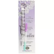 Aiguille Tatting needles - dentelle frivolité - taille 7 Fine x1