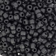 Miyuki 8/0 Triangle TR8-401F - Black Mat x8g|raw }}