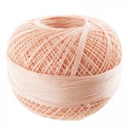 Fil de coton Lizbeth taille 10 Light Peach n°630 x111m